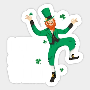 LET'S GET WEIRD St. Patrick's Day 2023 Party Leprechaun Sticker